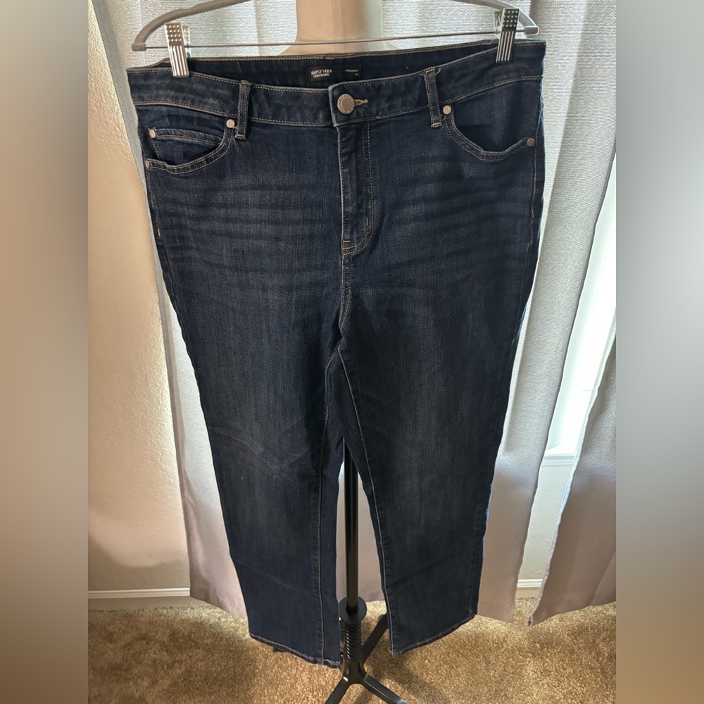 Simply Vera Vera Wang Straight leg Jeans
